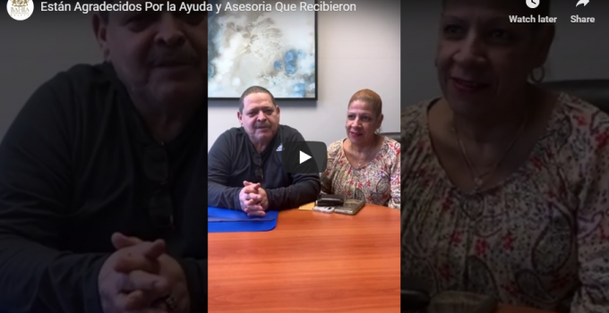 Agradecidos Por la Ayuda y Asesoria Que Recibieron