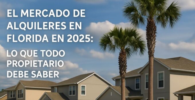 El Mercado de Alquiler en Florida en 2025: Lo Que Todo Propietario Debe Saber